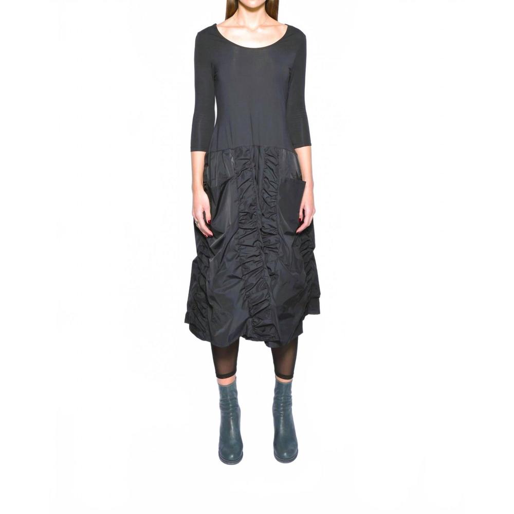 NEW SIMPLY MILA ophelia flair dress in black